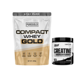 PACK Pure Gold Proteína Compact whey 2300g + Creatinas 300g NUTREX
