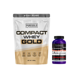 PACK Pure Gold Proteína Compact whey 1000g + Creatinas 300g ULTIMATE NUTRITION