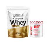 PACK Pure Gold Proteína Compact whey 2.300g + Creatinas 300g