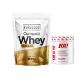 PACK Pure Gold Proteína Compact whey 1000g + Creatinas 300g