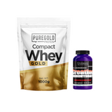 PACK Pure Gold Proteína Compact whey 1000g + Creatinas 300g