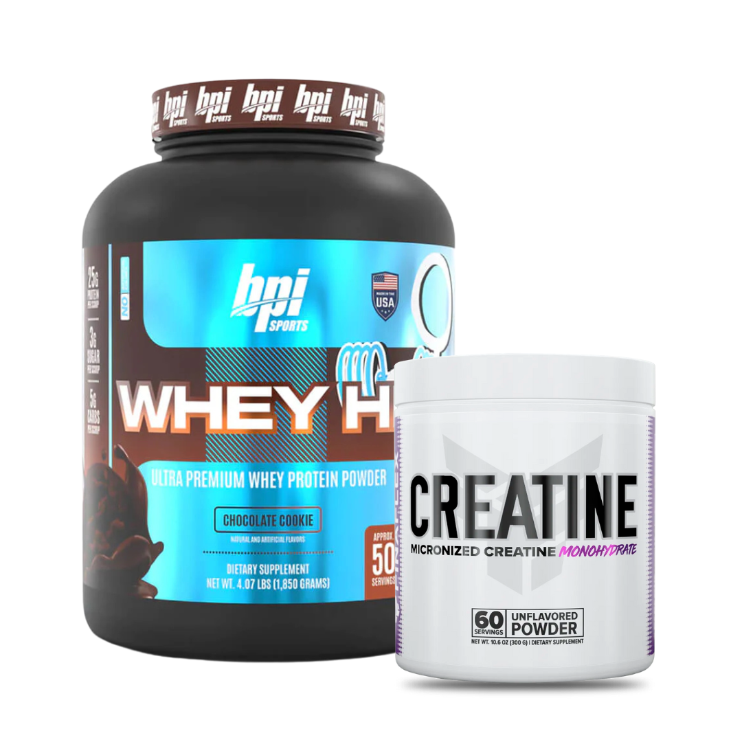 Proteína WHEY HD 4,2 LB + Creatinas 300 g