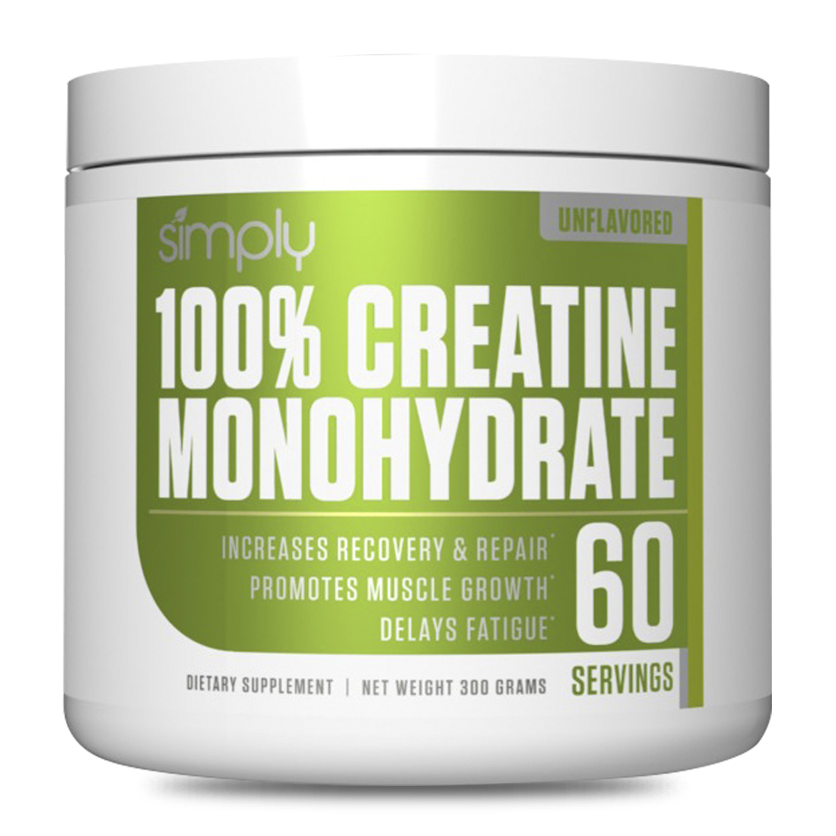 CREATINA SIMPLY 100% MONOHIDRATADA 300 G